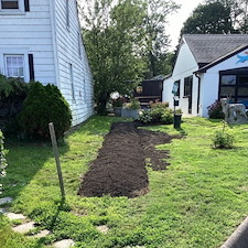 Privacy-Screen-Planting-Bed-Installation-in-Stratford-CT 1